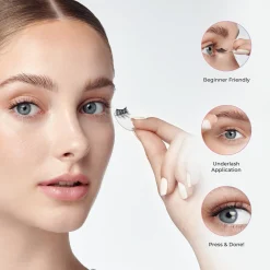 Easy Tab>Impress Authentic Natural | 1 Pair of Half Lash & 2 Clusters