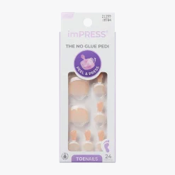 French Nails|Pedicure>Impress Blanc Chic