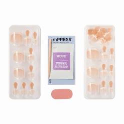 French Nails|Pedicure>Impress Blanc Chic