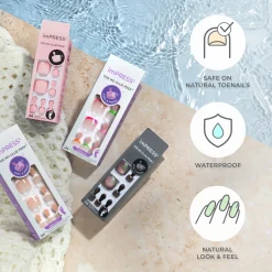 French Nails|Pedicure>Impress Blanc Chic