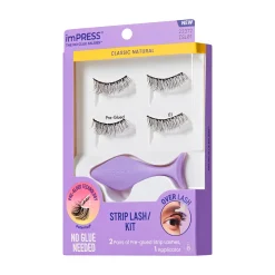No Glue Strip Lash|No Glue Strip Lash>Impress Classic Natural | 2 Pairs