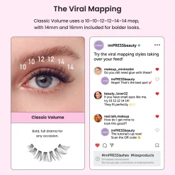 Individual Clusters|Individual Lash Clusters>Impress Classic Volume | 60 Individual Lashes