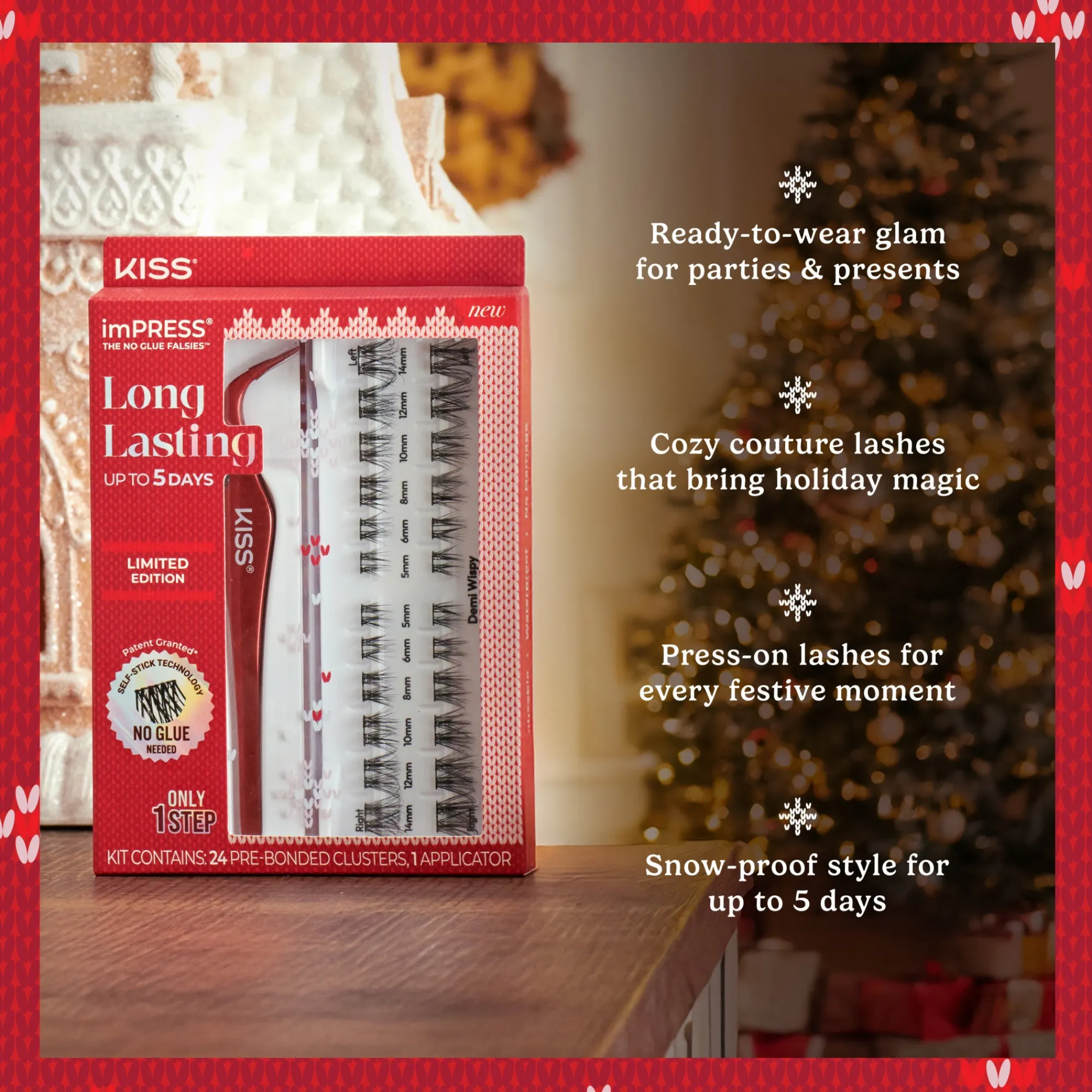 Long Lasting|Long Lasting>Impress Demi Edgy For Holiday | 24 Clusters