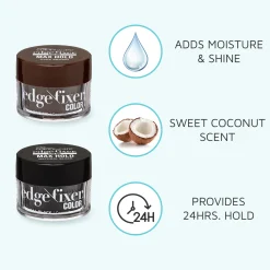 Styling|Hair Care>Kiss Colors and Care Edge Fixer Color Gel