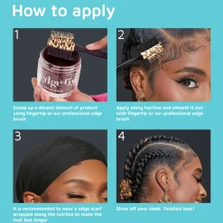 Styling|Hair Care>Kiss Colors and Care Edge Fixer Gel