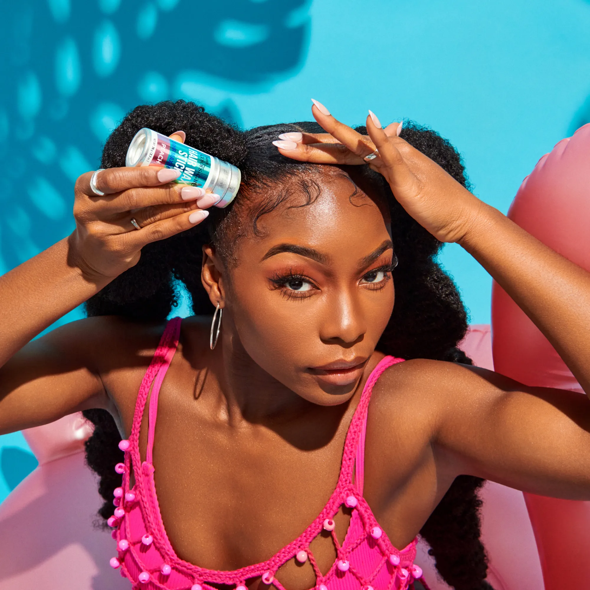 Styling|Hair Care>Kiss Colors and Care Edge Fixer Wax Stick