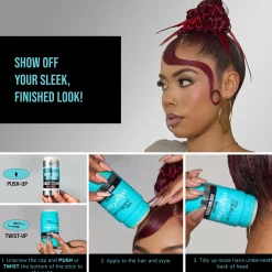 Styling|Hair Care>Kiss Colors and Care Edge Fixer Wax Stick