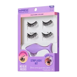 No Glue Strip Lash|No Glue Strip Lash>Impress Faux Mink Volume | 2 Pairs