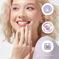 Design Nails|French Nails>Impress For the Night