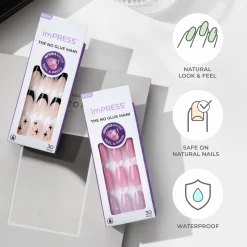 Design Nails|French Nails>Impress For the Night