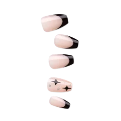 Design Nails|French Nails>Impress For the Night