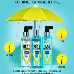 Styling|Hair Care>Kiss Colors and Care Heat Protector Keratin Spray