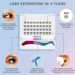 Natural|Wispy>Falscara Lengthening Wisps | 36 Wisps