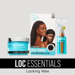 Bundles>Kiss Colors and Care Loc Essentials Bundle - Locking Wax