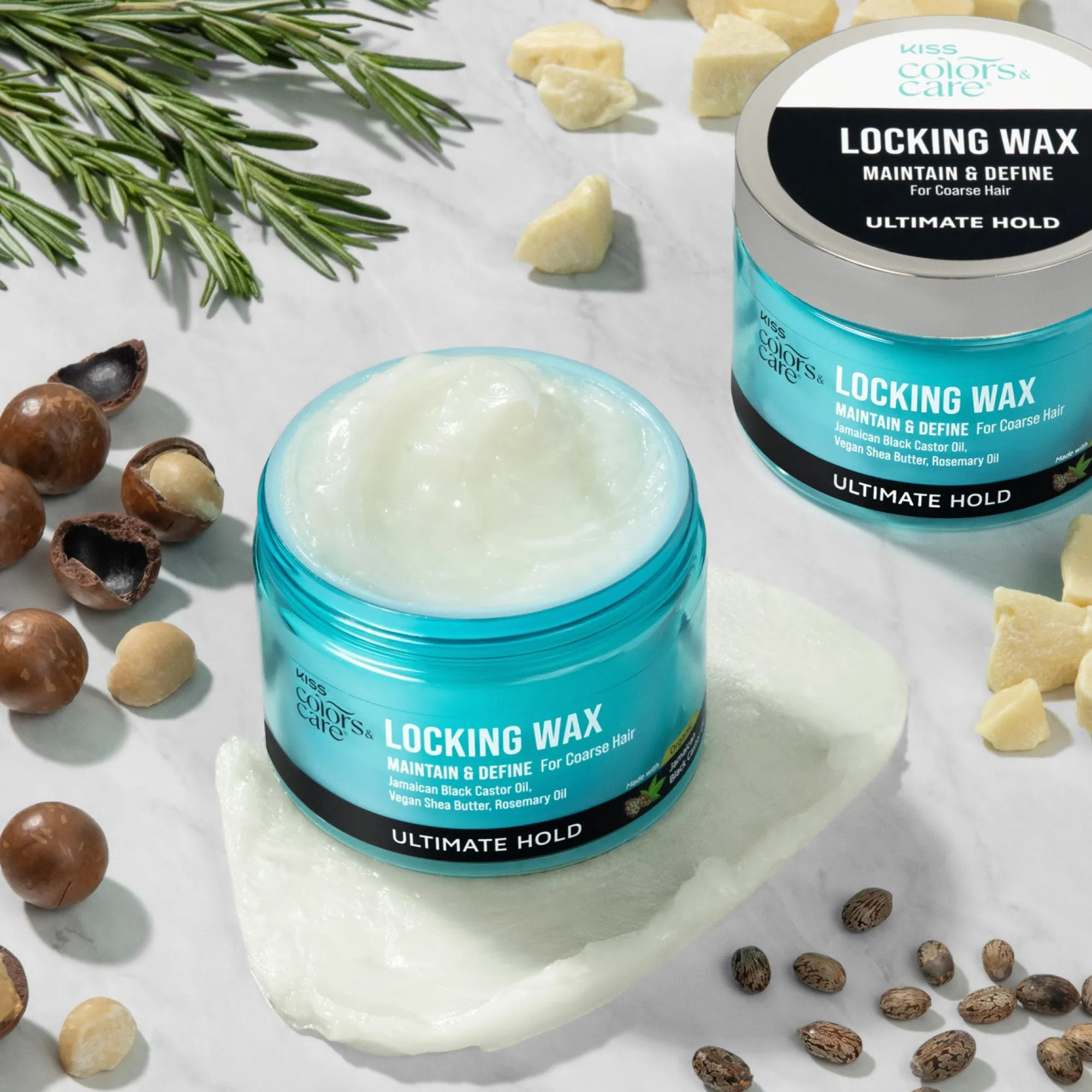 Hair Care|Men>Kiss Colors and Care Locking Wax | Ultimate Hold | 6 oz