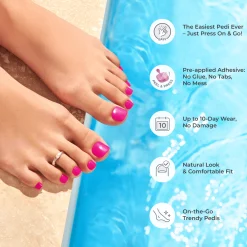 Color Nails|Pedicure>Impress Mermaid Kisses