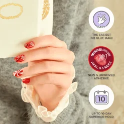 Design Nails>Impress Mistletoe Kiss