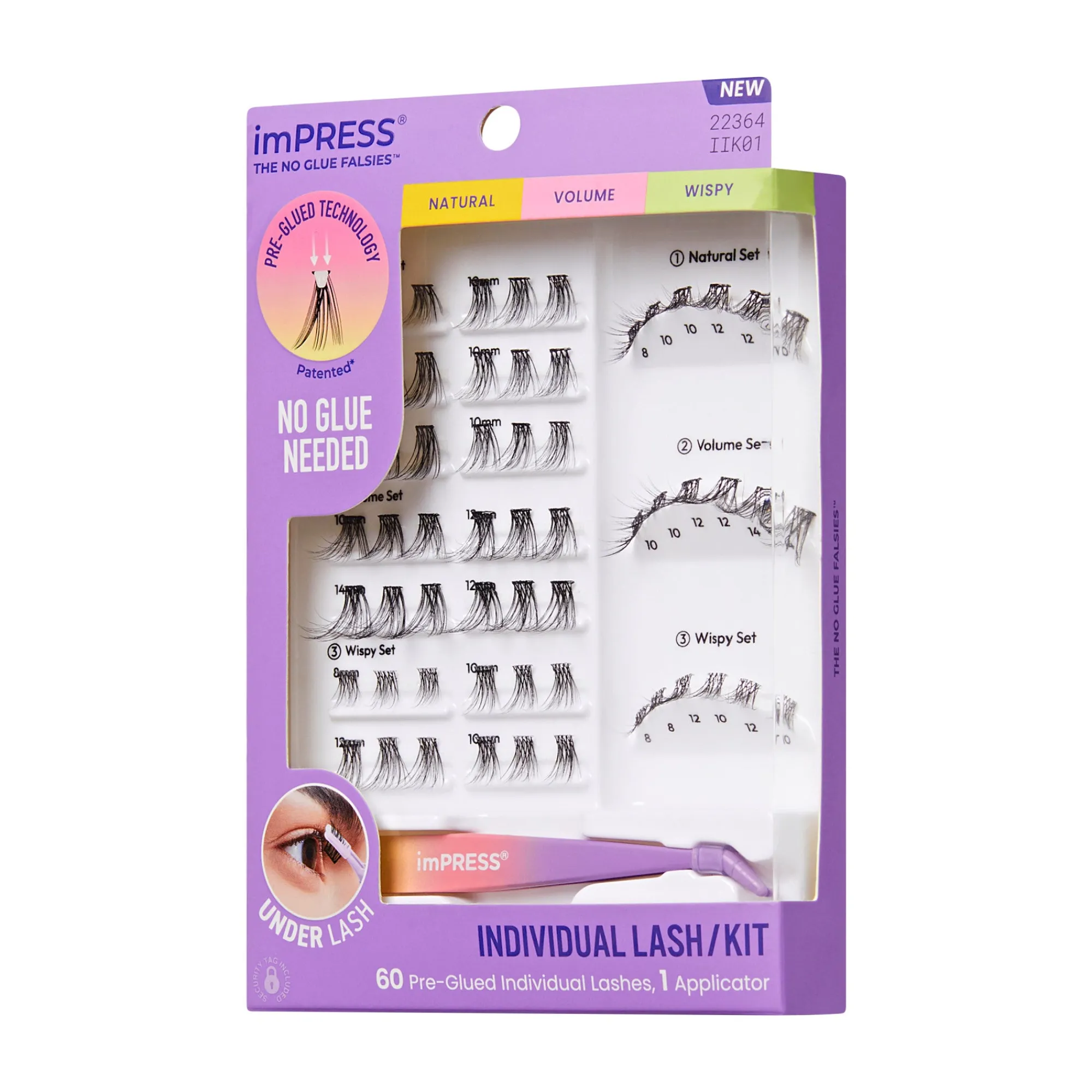 Individual Clusters|Individual Lash Clusters>Impress Natural/Volume/Wispy | 60 Individual Lashes