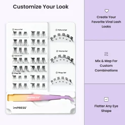 Individual Clusters|Individual Lash Clusters>Impress Natural/Volume/Wispy | 60 Individual Lashes