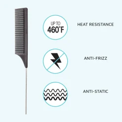 Men|Styling>Kiss Colors and Care Pin Tail Comb
