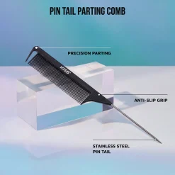 Hair Care|Styling>Kiss Colors and Care Pin Tail Comb