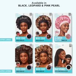 Accessories>Kiss Colors and Care Satin Bonnet Cap