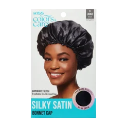 Accessories>Kiss Colors and Care Satin Bonnet Cap