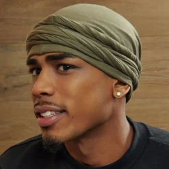 Men>Kiss Colors and Care Satin-Lined Halo Turban