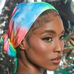 Accessories>Kiss Colors and Care Soft Satin Wrap Scarf