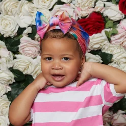 Kids|Accessories>Kiss Colors and Care Toddler Top Knot Bow