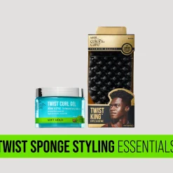 Bundles>Kiss Colors and Care Twist Sponge Styling Essentials Bundle