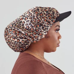 Accessories>Kiss Colors and Care Visor Satin Hair Cap XL