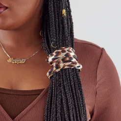 Accessories>Kiss Colors and Care Wired Satin Scrunchie Set
